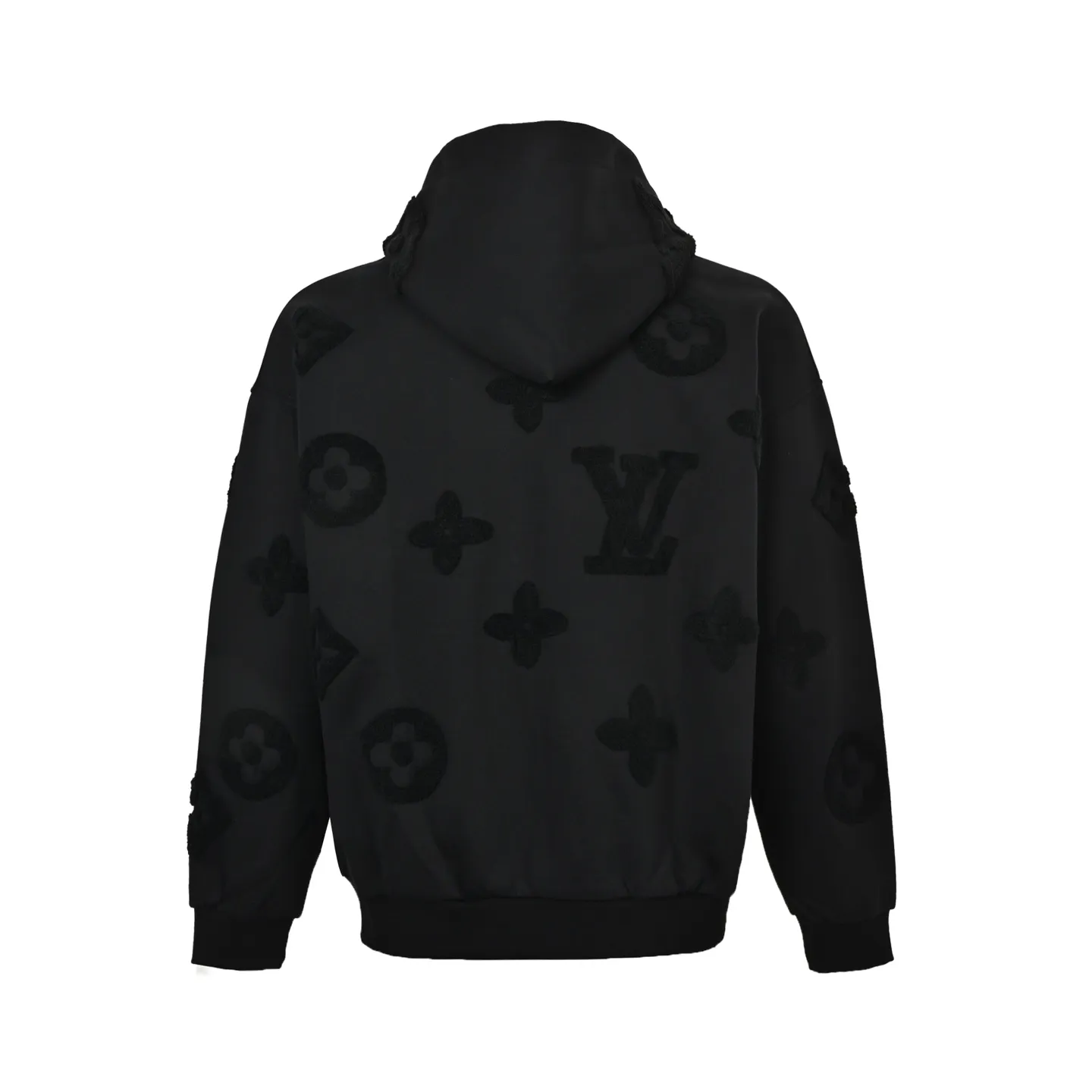 Louis Vuitton/Louis Vuitton towel logo zipper hooded sweatshirt jacket